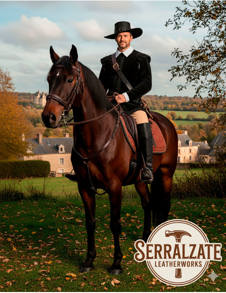 Sombrero medieval en cuero modelo...