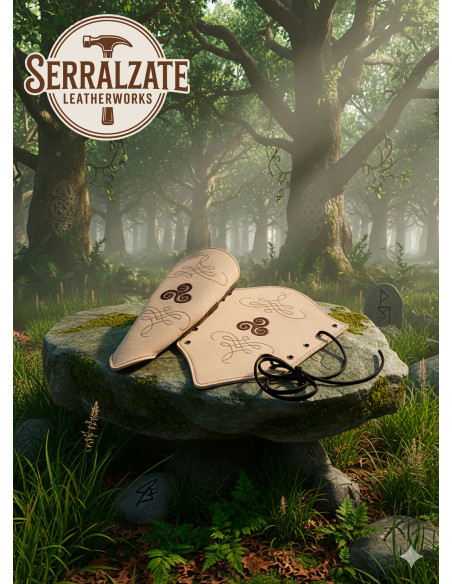 Armbänder für Torwart aus hellbraunem...