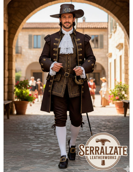 Middeleeuwse leren hoed Deluxe model...