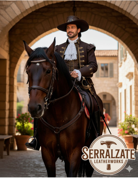 Sombrero medieval en cuero Deluxe...