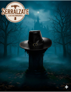 Inoffizieller Van Helsing Hut aus Leder, schwarz 2