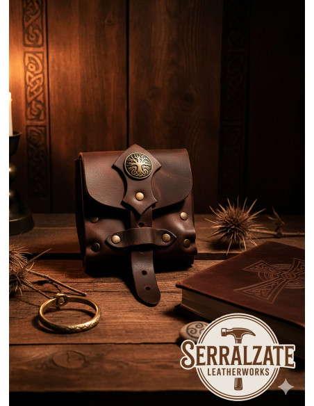 Druideens mørkebrune skraldesæk