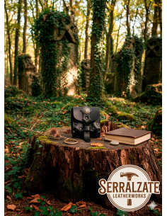 Druiden-Geldbörse in Schwarz 2