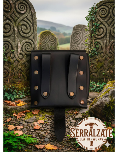 Druiden-Geldbörse in Schwarz