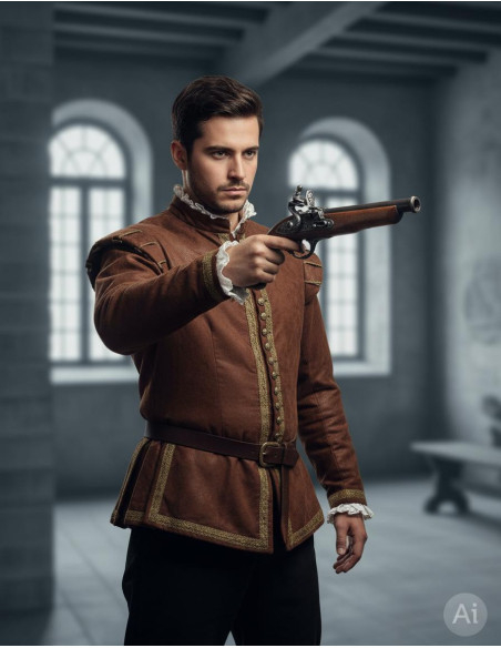 Brescia flintpistol XVII århundrede...