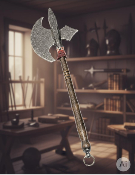 Middelaldersk dekorativ økse, medium...