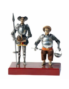 Figura Don Quijote y Sancho Panza, 24 cms.