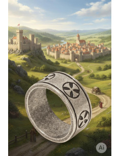 Anillo cruces templarias