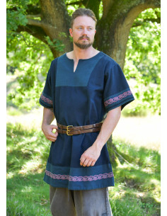 Mittelalterliche Tunika aus Baumwolle im Egil-Modell, in... 2
