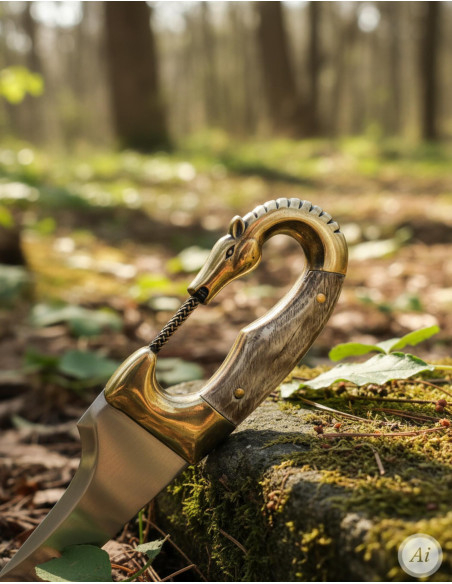 Falcata íbera artesanal decorativa,...