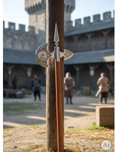 Hacha medieval, 60 cms.