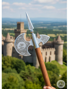 Hacha medieval, 60 cms. 2