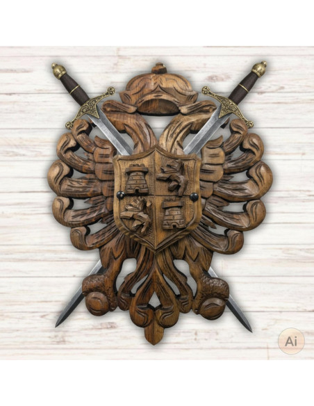 Panoplie für Schwerter (46x36 cm)