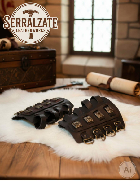 Vikingarmbanden Aslaug in zwart