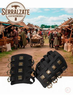 Vikingarmbanden Aslaug in zwart