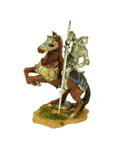 Figura caballero medieval pintada