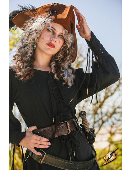 Piratenriem van suède model Hunter,...