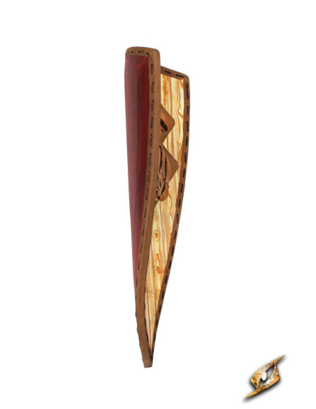 Escudo medieval bicolor para LARP...