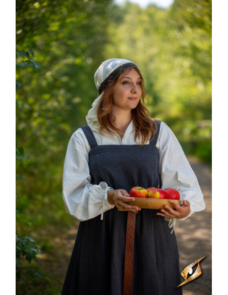 Middeleeuws stoffen hoofddoek model...