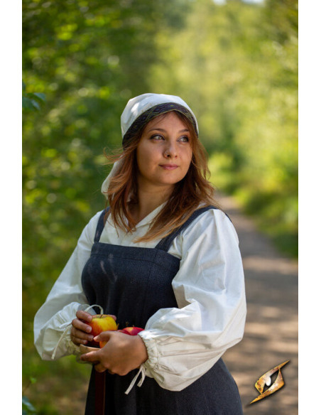 Middeleeuws stoffen hoofddoek model...
