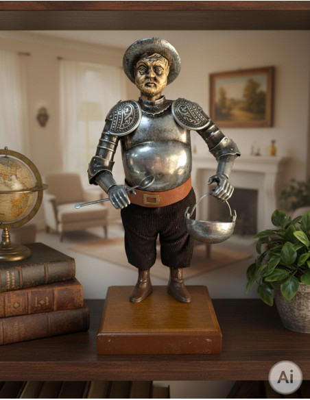 Figur Sancho Panza, rustikal