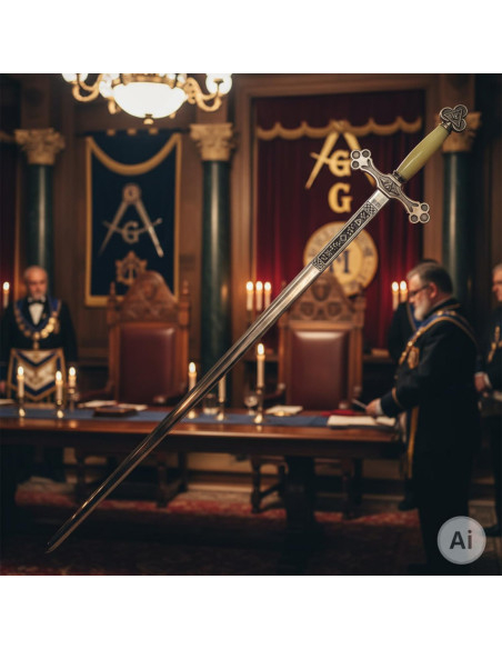 Mother of Pearl Masonic Lodge Sword