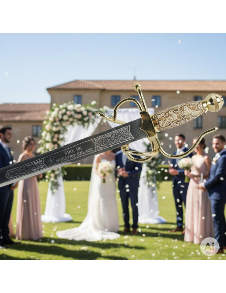 Espada Colada para bodas (sin texto...