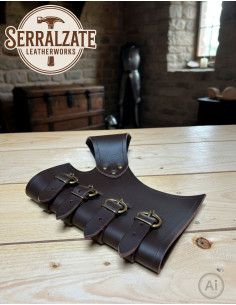 Mittelalterlicher Jacob-Gürtel, dunkelbraun
