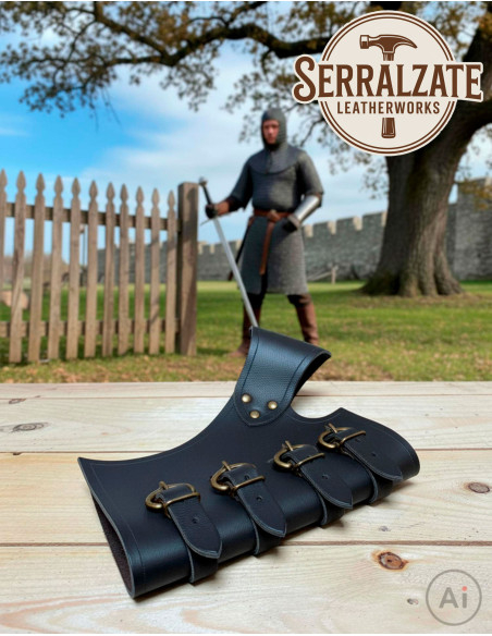 Tahalí medieval Jacob, negro