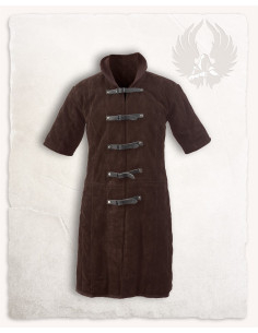 Mittelalterlicher Gambeson aus Wildleder im...