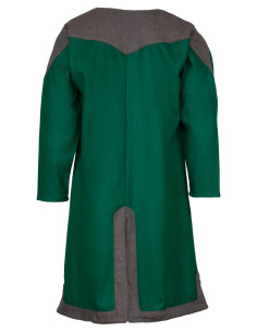 Viking tuniek voor mannen van wol, model Norgaard, groen 2