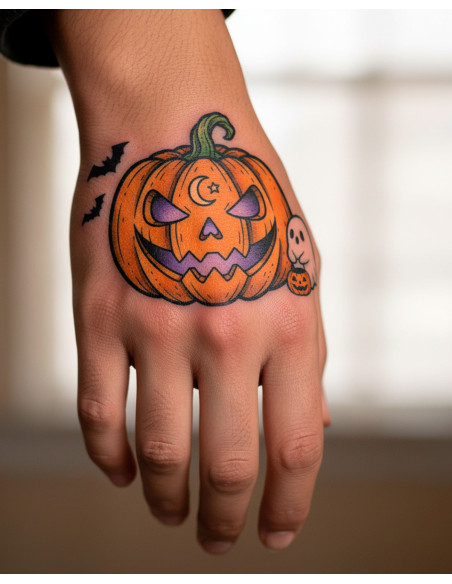 Tatuaje temporal Temática de Haloween...
