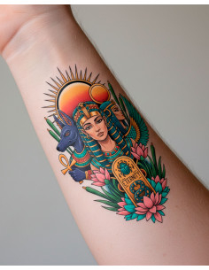 Tatuaje temporal Temática del antiguo Egipto 2