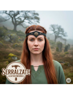 Celtic Tiara Storm i sort læder