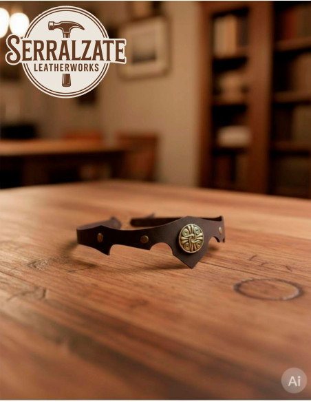 Celtisk Tiara himmelsk torden i brunt...