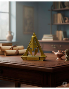 Spartaanse kaarthouder, 7,2 x 8 cm.