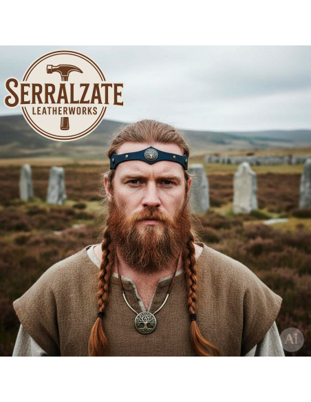 Celtic Diadem Livets Træ i sort