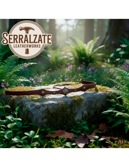 Diadema Celta Árbol de la vida en marrón