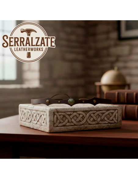 Celtisk diadem Livets træ i brun