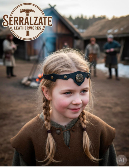 Diadema Vikinga-Celta ráfagas de...