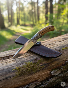 Jagdmesser Albainox mit Perdiz-Visierung (24 cm)