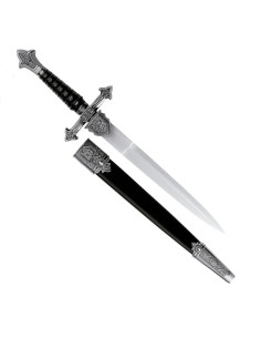 Middelalderdolk med skede, 35 cm.