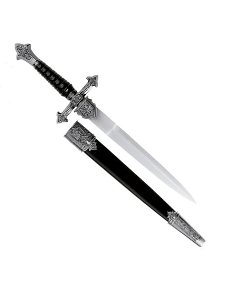 Middelalderdolk med skede, 35 cm.