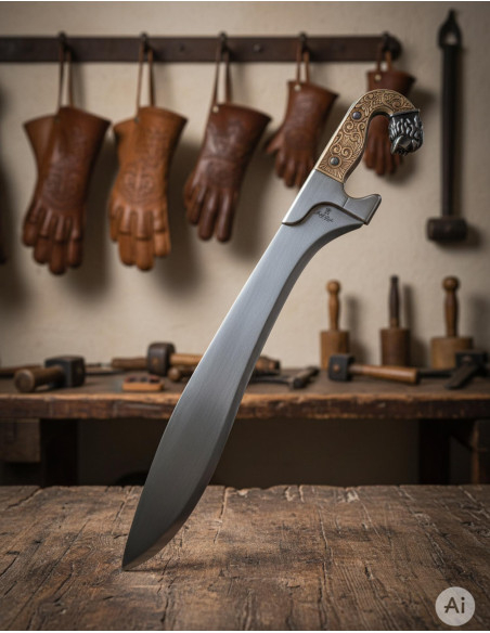 Zilveren Iberische Falcata