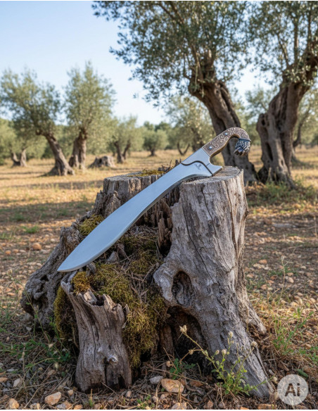 Zilveren Iberische Falcata