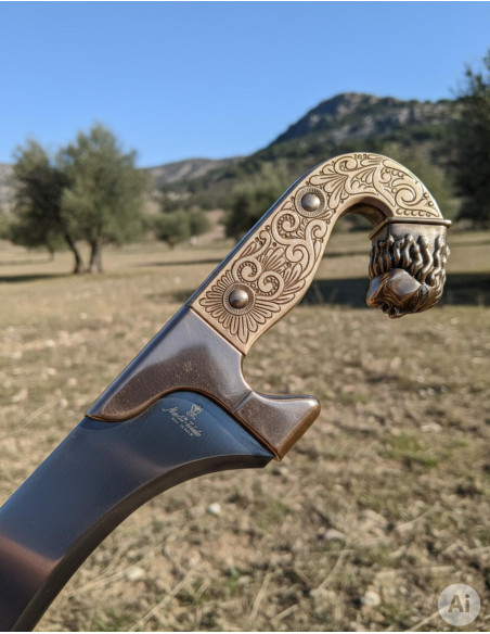 Iberische Falcata aus Bronze