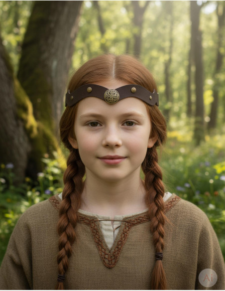 Vikinga tiara med keltiske knuder og...