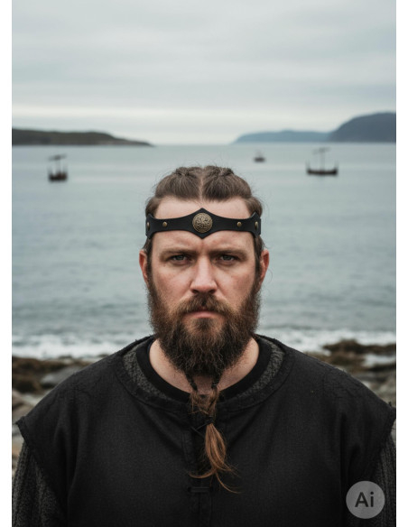 Vikinga tiara med keltiske knuder og...