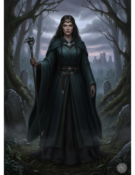 Vikinga Tiara fra asketræ Yggdrasil i...