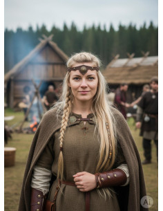 Tiara Celta-Vikinga Crann Bethadh en marrón